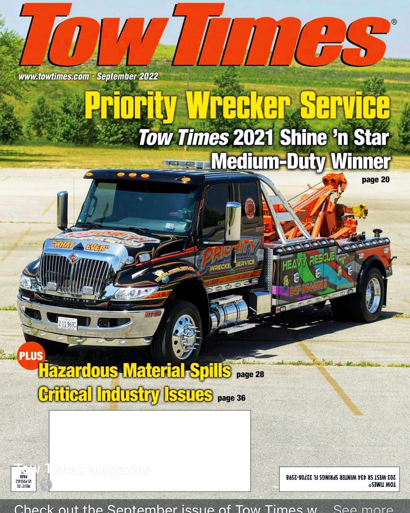Priority Wrecker Service Inc. Nashville's Choice for Reliable Towing